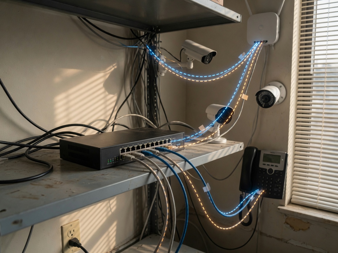What is an unmanaged PoE switch: a practical guide for beginners